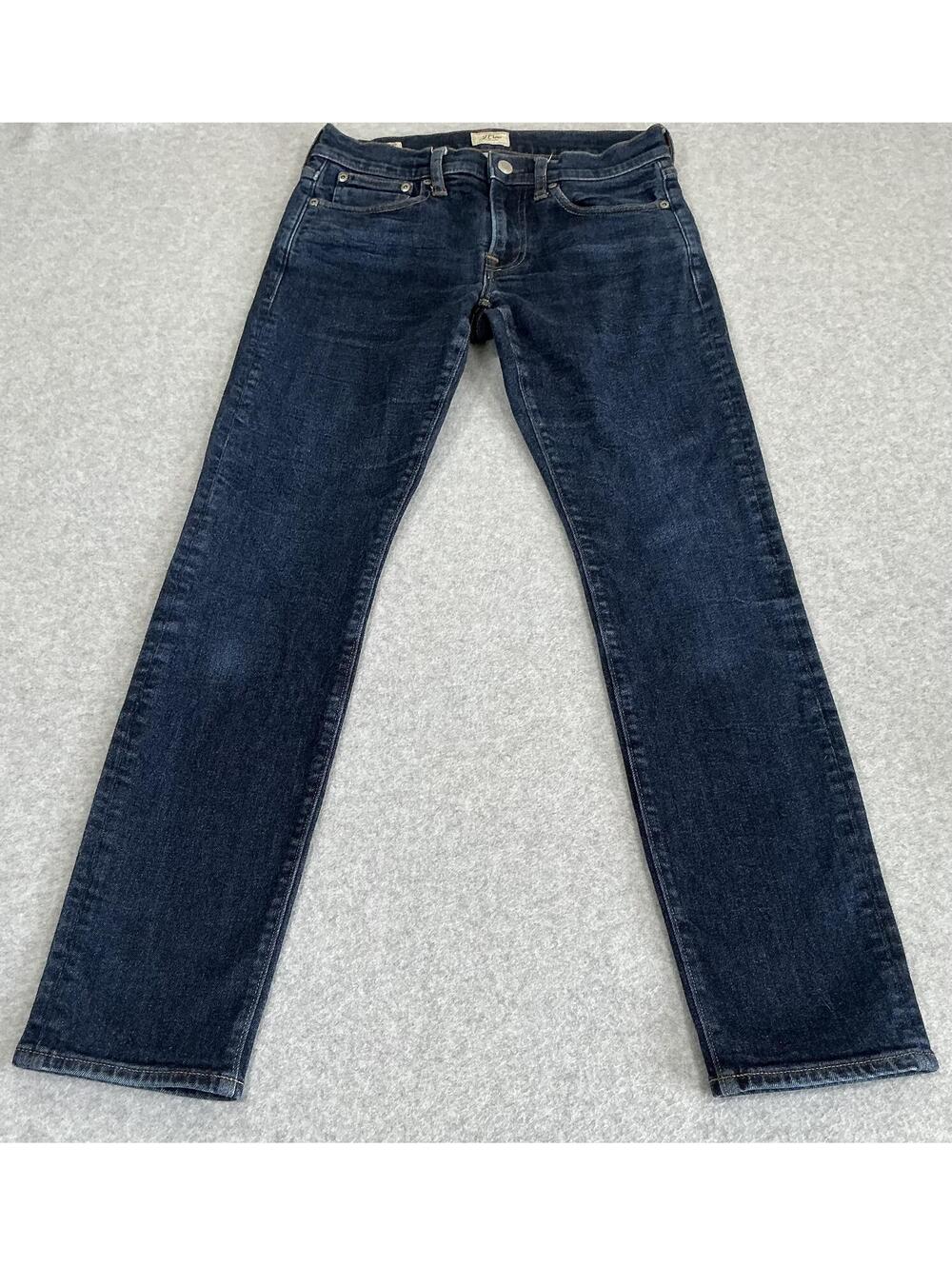 J.Crew 484 Slim Stretch Jeans Dark Wash Men’s 29x32 Japanese Denim